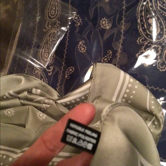 1 left! Olive and Pique sage silky scarf - Picture 5 of 6